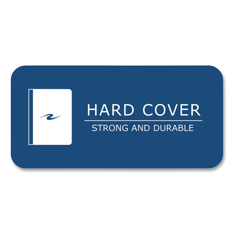 Hardcover Marble Composition Book, Quadrille Rule (5 sq/in), Black Marble Cover, (80) 9.75 x 7.5 Sheets, 48/Carton