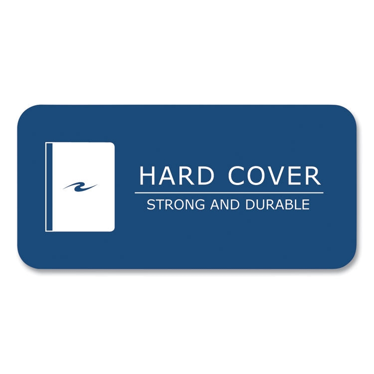 Hardcover Marble Composition Book, Medium/College Rule, Black Marble Cover, (100) 9.75 x 7.5 Sheets, 24/Carton
