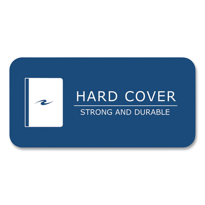 Hardcover Marble Composition Book, Medium/College Rule, Black Marble Cover, (100) 9.75 x 7.5 Sheets, 24/Carton