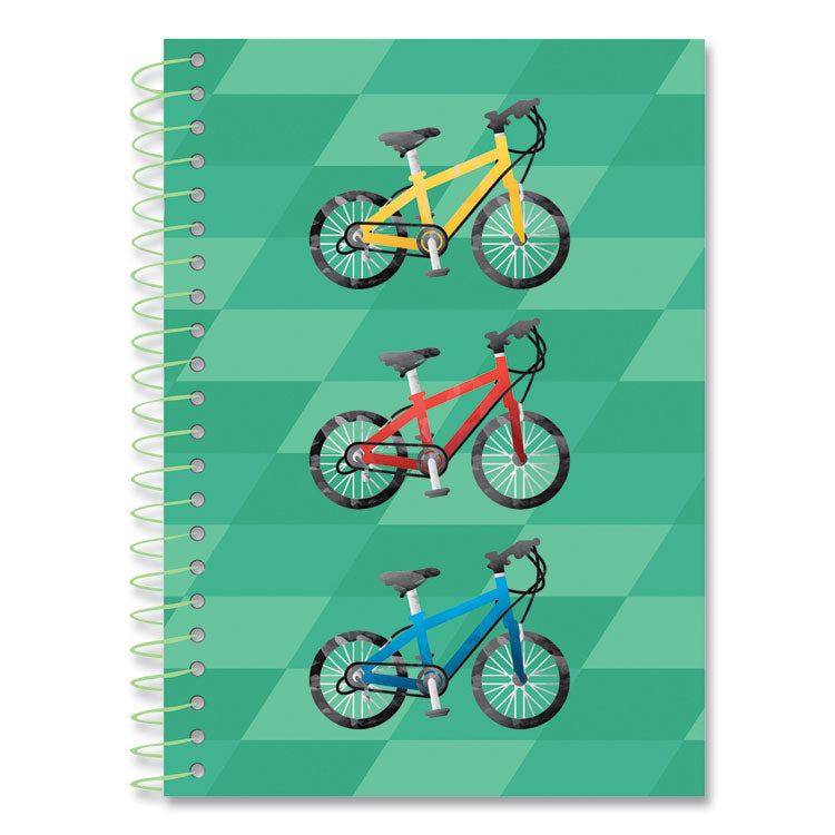 Lifenotes Wirebound Notebook, 1-Subject, Medium/College Rule, Assorted Cover Colors, (80) 7 x 5 Sheets, 24/Carton