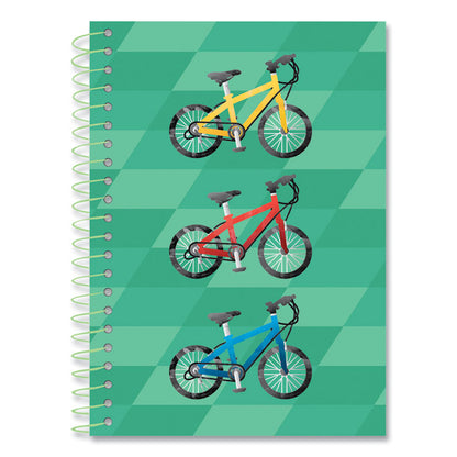 Lifenotes Wirebound Notebook, 1-Subject, Medium/College Rule, Assorted Cover Colors, (80) 7 x 5 Sheets, 24/Carton