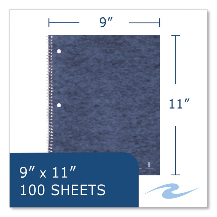 Stasher Subject Wirebound Notebooks, 1-Subject, Narrow Rule, Randomly Assorted Cover Colors, (100) 11 x 9 Sheets, 24/Carton