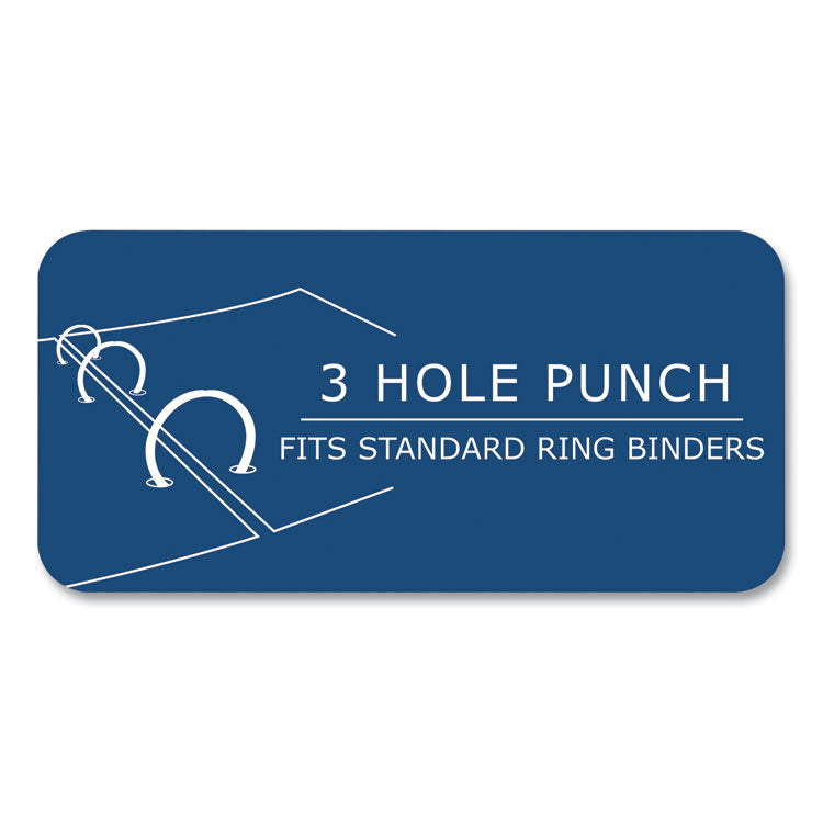 Loose Leaf Paper, 8.5 x 11, 3-Hole Punched, College Rule, White, 150 Sheets/Pack, 24 Packs/Carton