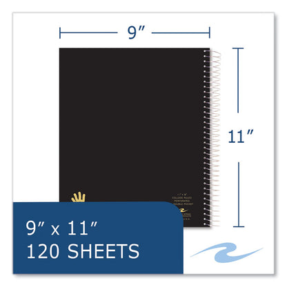 Lefty Notebook, 3-Subject, Medium/College Rule, Randomly Assorted Cover Colors, (120) 11 x 9 Sheets, 24/Carton