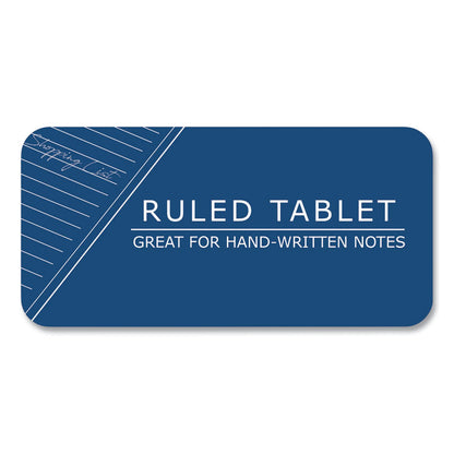 Writing Tablet, Wide/Legal Rule, (100) White 6 x 9 Sheets, 48/Carton