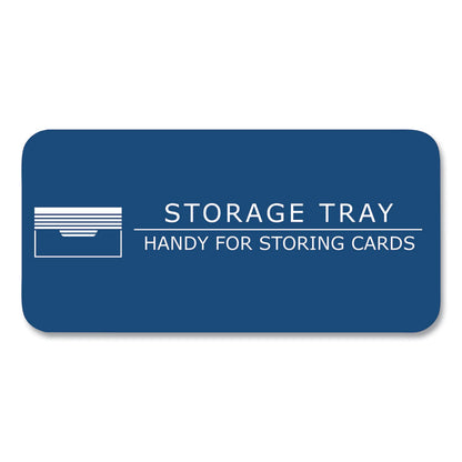 Trayed Index Cards, Narrow Rule, 3 x 5, 240 Cards/Tray, 36/Carton