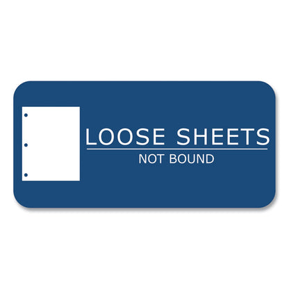 Engineer Filler Paper, 3-Hole, Frame Format/Quad Rule (5 sq/in, 1 sq/in) 500 Sheets/Pack, 5/Carton