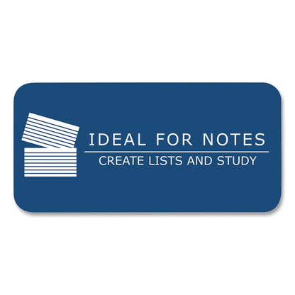 Environotes Recycled Index Cards, Narrow Rule, 3 x 5 White, 100 Cards, 36/Carton