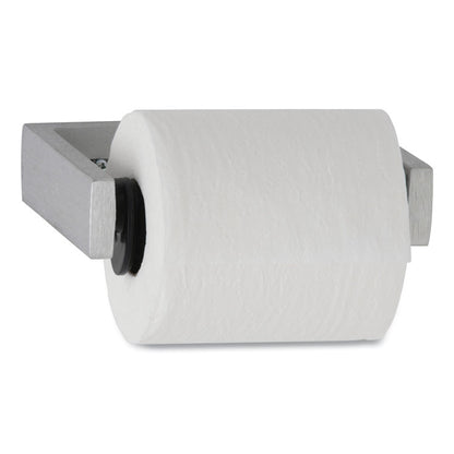 Toilet Tissue Dispenser for Single Roll, 6.5 x 4 x 1, Gray