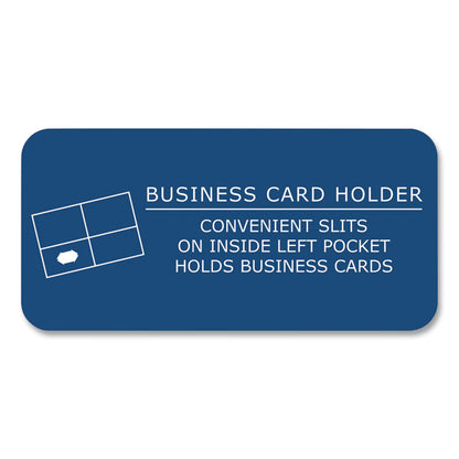 Pocket Folder with Prongs, Accommodates (100) 11 x 8.5 Sheets, Randomly Assorted Colors, 100/Carton