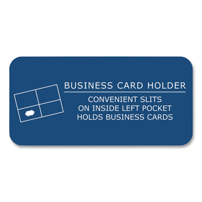Pocket Folder, Accommodates (50) 11 x 8.5 Sheets, Dark Blue, 250/Carton