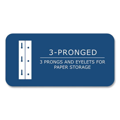 Pocket Folder with Prongs, Accommodates (100) 11 x 8.5 Sheets, Red, 250/Carton