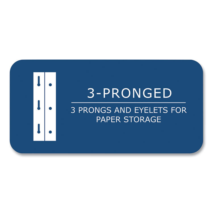 Pocket Folder with Prongs, Accommodates (100) 11 x 8.5 Sheets, Yellow, 250/Carton