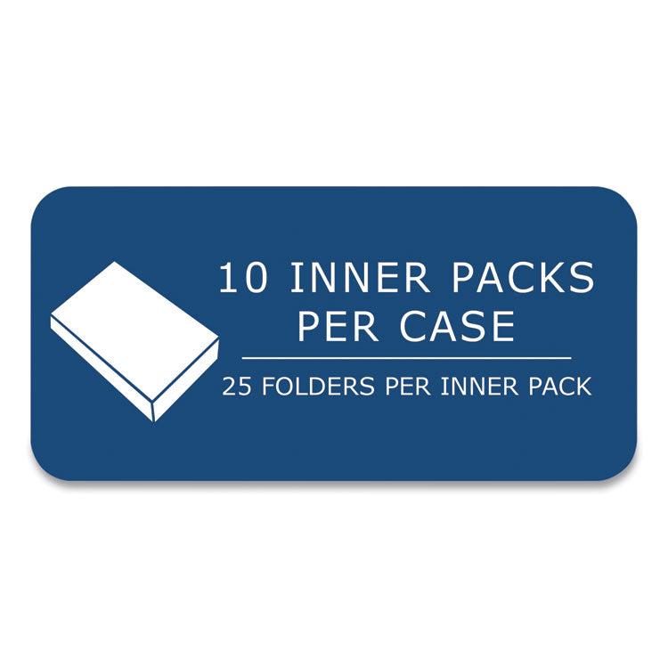 Pocket Folder with Prongs, Accommodates (100) 11 x 8.5 Sheets, Red, 250/Carton