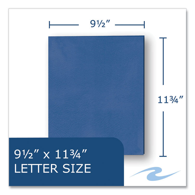 Pocket Folder, Accommodates (50) 11 x 8.5 Sheets, Randomly Assorted Colors, 100/Carton