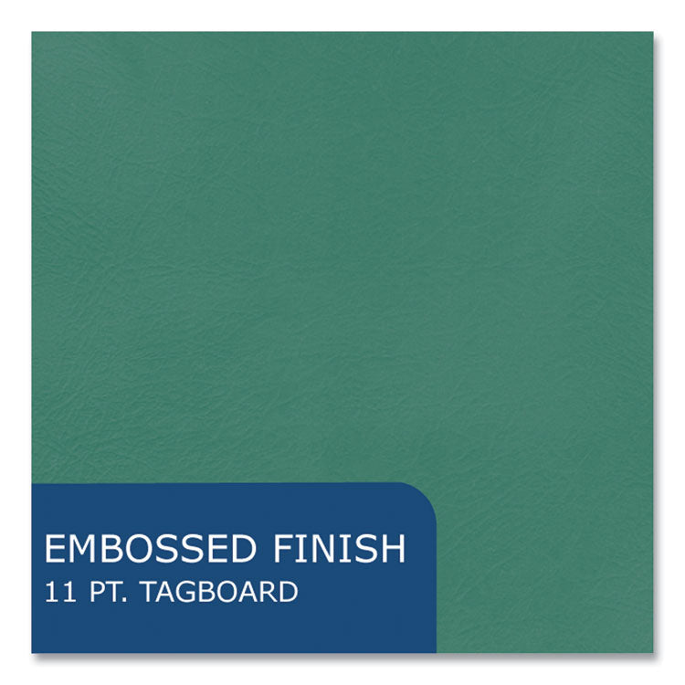 Pocket Folder, Accommodates (50) 11 x 8.5 Sheets, Green, 250/Carton