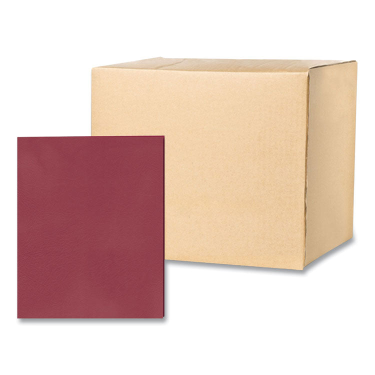 Pocket Folder, Accommodates (50) 11 x 8.5 Sheets, Scarlet, 250/Carton