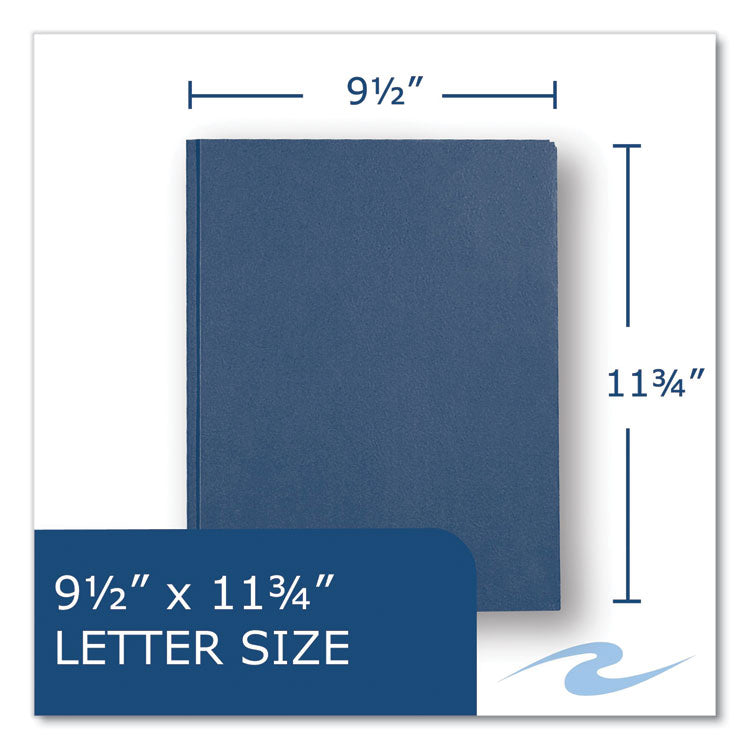 Pocket Folder with Prongs, Accommodates (100) 11 x 8.5 Sheets, Randomly Assorted Colors, 100/Carton