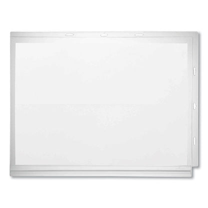 Water-Resistant Sign Holder Pockets with Cable Ties, 11 x 17, Clear Frame, 5/Pack