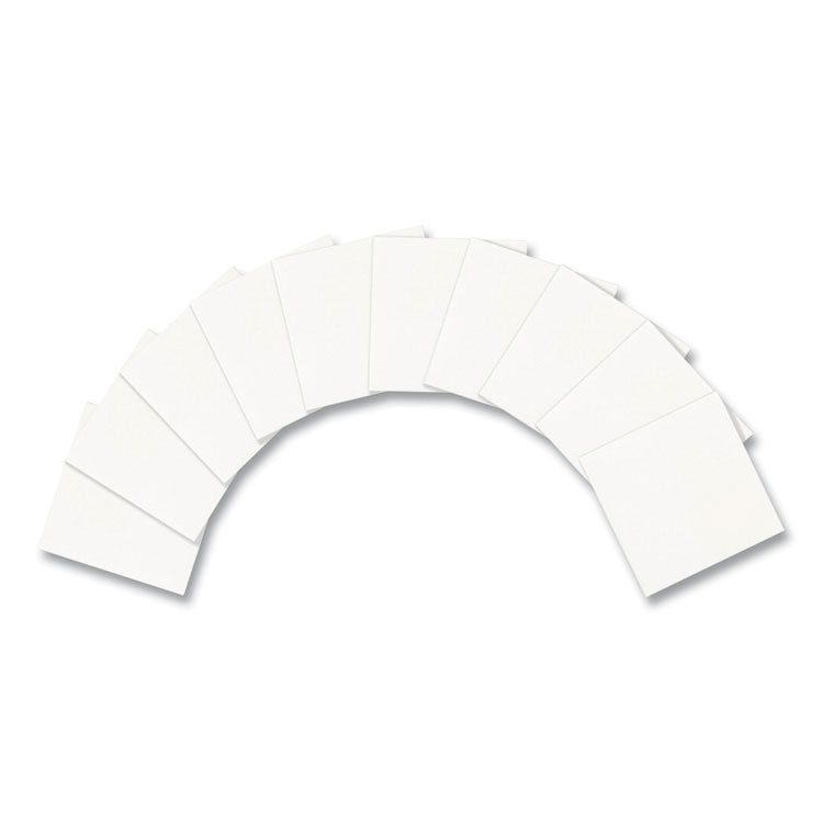 Transparent Notes, 2.88" x 2.88", Clear, 36 Sheets/Pad, 10 Pads/Pack