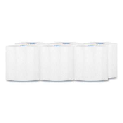 Perform Hardwound Roll Towels for Tandem Dispensers, 1-Ply, 7.5" x 775 ft, Ultra White, 6/Carton