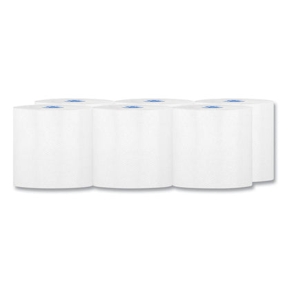 Perform Hardwound Roll Towels for Tandem Dispensers, 1-Ply, 7.5" x 1,050 ft, Ultra White, 6/Carton
