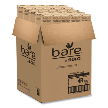 Cone Water Cups, Chipboard Box Inner Packaging, ProPlanet Seal, 4 oz, Paper, White, 200/Bag, 25 Bags/Carton