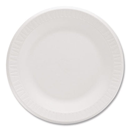 Concorde Foam Plate, 10.25" dia, White, 125/Pack, 4 Packs/Carton