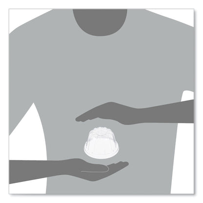 Dome-Top Sundae/Cold Cup Lids, Fits 6 oz/8 oz/12 oz Cold Cups, Plastic, Clear, 50/Pack, 20 Packs/Carton
