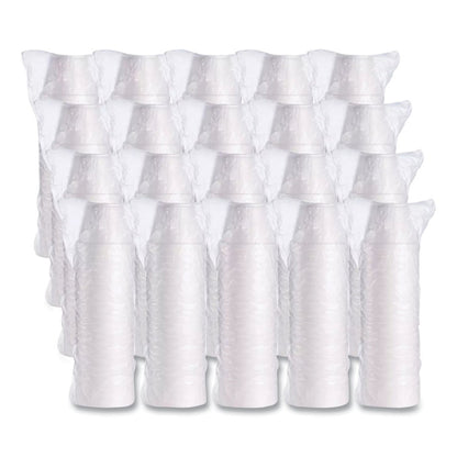 Food Containers, 12 oz, White, Foam, 25/Bag, 20 Bags/Carton