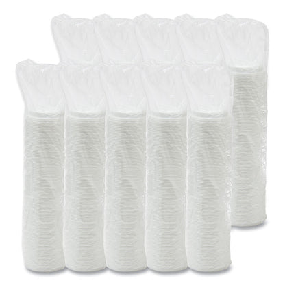 Cappuccino Dome Sipper Lids, Fits 12 oz to 24 oz Hot Cups, Plastic, White, 1,000/Carton