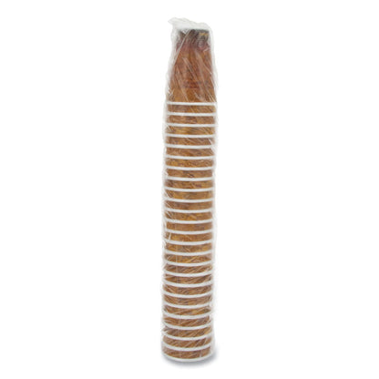 Fusion Escape Foam Hot/Cold Cups, 16 oz, Brown/Black, 1,000/Carton