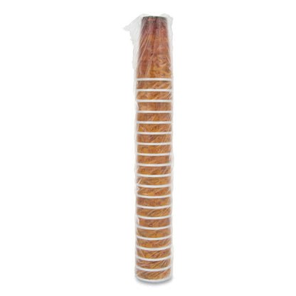 Fusion Escape Foam Hot/Cold Cups, 20 oz, Brown/Black, 500/Carton