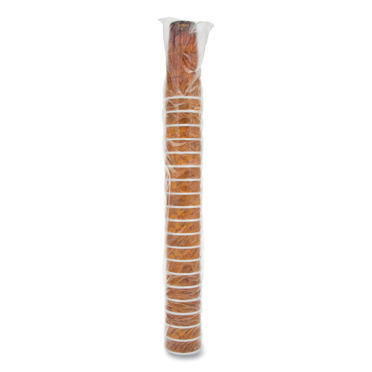 Fusion Escape Foam Hot/Cold Cups, 24 oz, Brown/Black, 500/Carton