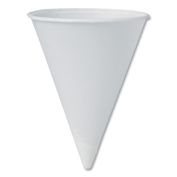 Cone Water Cups, ProPlanet Seal, 4.25 oz, Paper, White, 200/Bag, 25 Bags/Carton