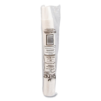 Paper Water Cups, ProPlanet Seal, 3 oz, White, 100/Bag, 50 Bags/Carton
