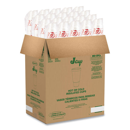 Coca-Cola Foam Cups, 44 oz, White/Red, 20/Bag, 15 Bags/Carton