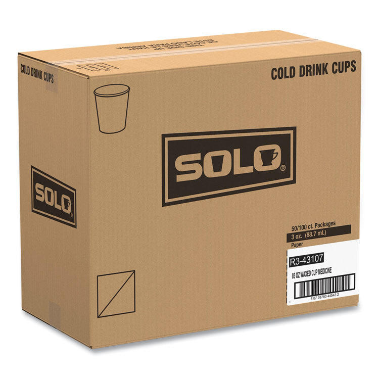 Paper Medical and Dental Graduated Cups, ProPlanet Seal, 3 oz, Paper, White/Blue, 100/Bag, 50 Bags/Carton
