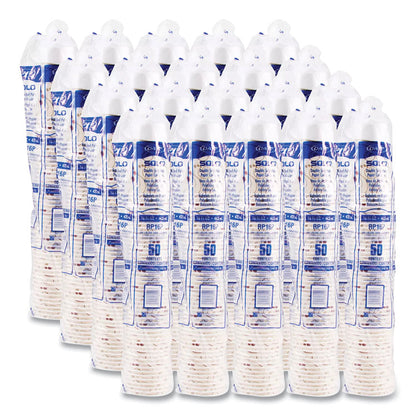 Double Sided Poly (DSP) Paper Cold Cups, 16 oz, Beige/White/Red, 50/Sleeve, 20 Sleeves/Carton