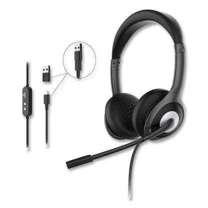 HS5600SU Connect USB Stereo Headset with Boom Microphone