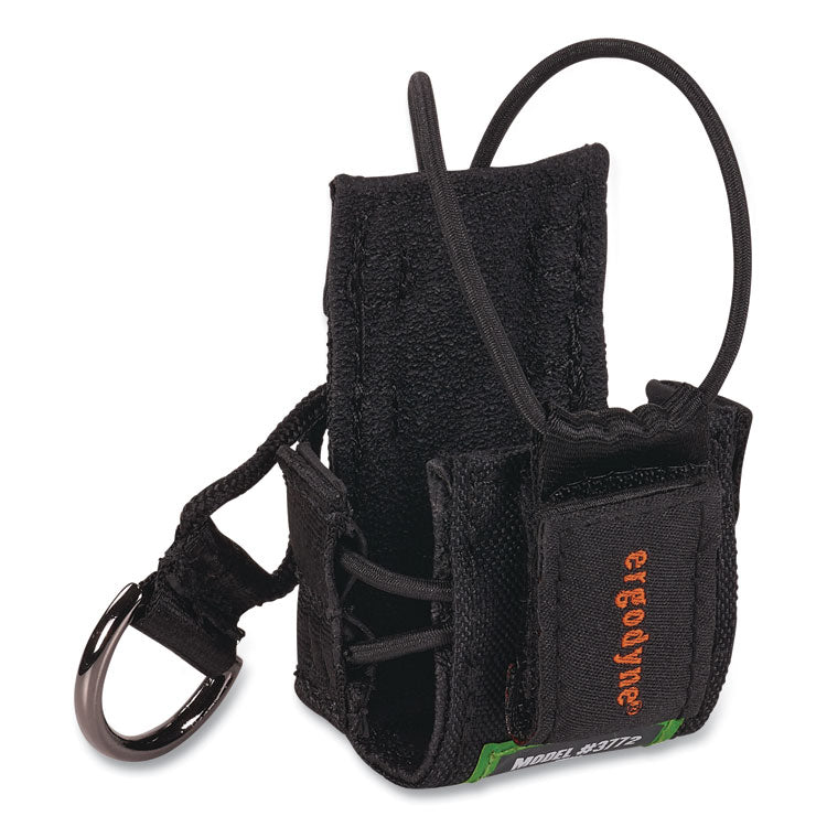 Squids 3772 Radio Holster Trap, Large, 1.5 x 2 x 5, Polyester, Black