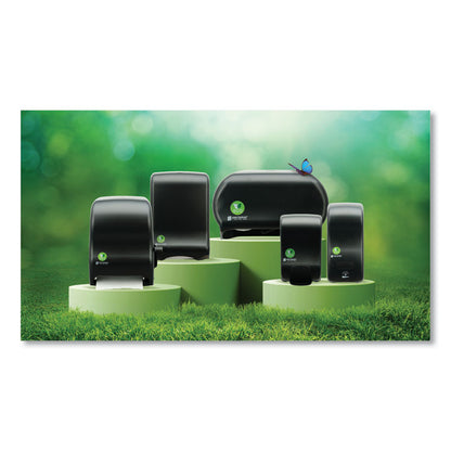 Ecological Automatic Towel Dispenser, 9.1 x 14.4 x 11.8, Black