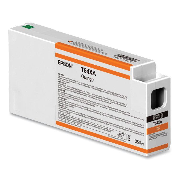 T54XA00 (T54X) UltraChrome HD Ink, 350 mL, Orange