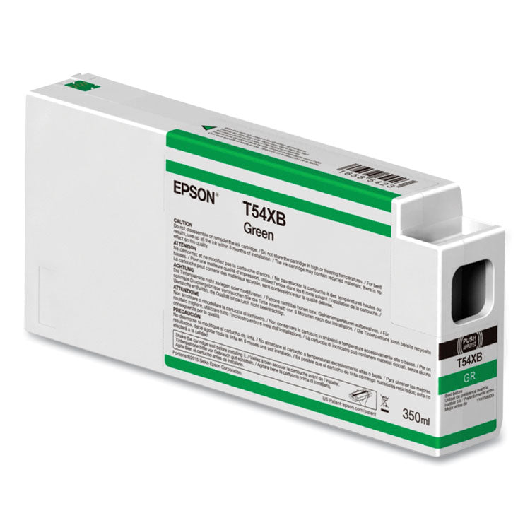 T54XB00 (T54X) UltraChrome HD Ink, 350 mL, Green