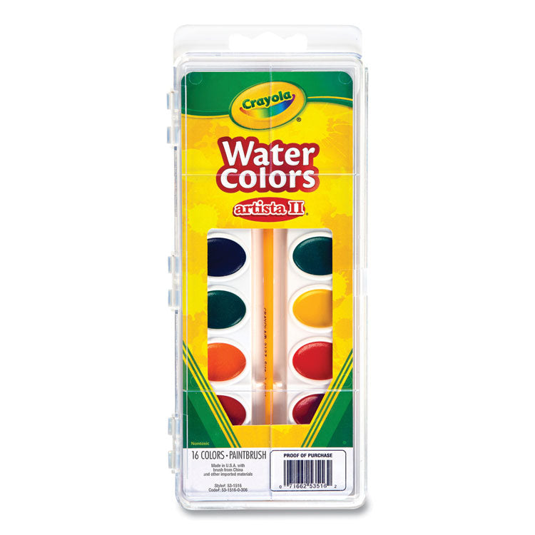 Watercolor Mixing Set, 7 Assorted Colors, Palette Tray