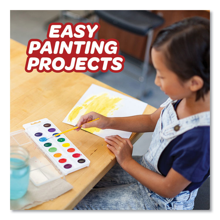 Watercolor Mixing Set, 7 Assorted Colors, Palette Tray