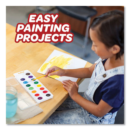 Watercolor Mixing Set, 7 Assorted Colors, Palette Tray