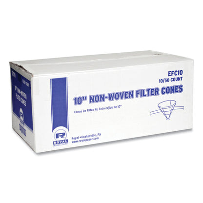Filter Cones, 10" dia, 500/Carton