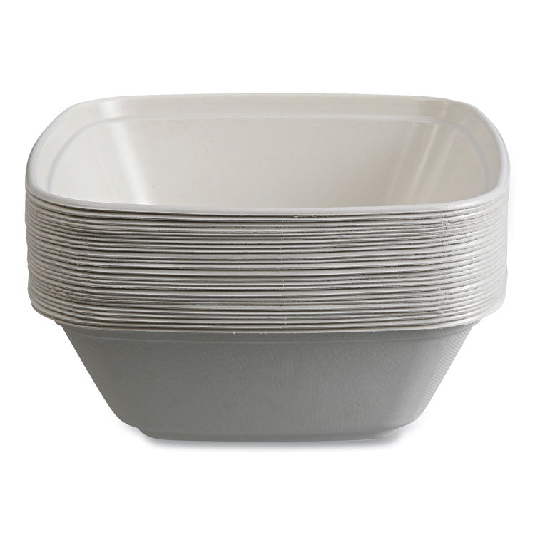 Regalia Sugarcane Servingware, Bowl, 160 oz, White, 100 Bowls/Carton