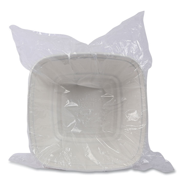 Regalia Sugarcane Servingware, Bowl, 160 oz, White, 100 Bowls/Carton